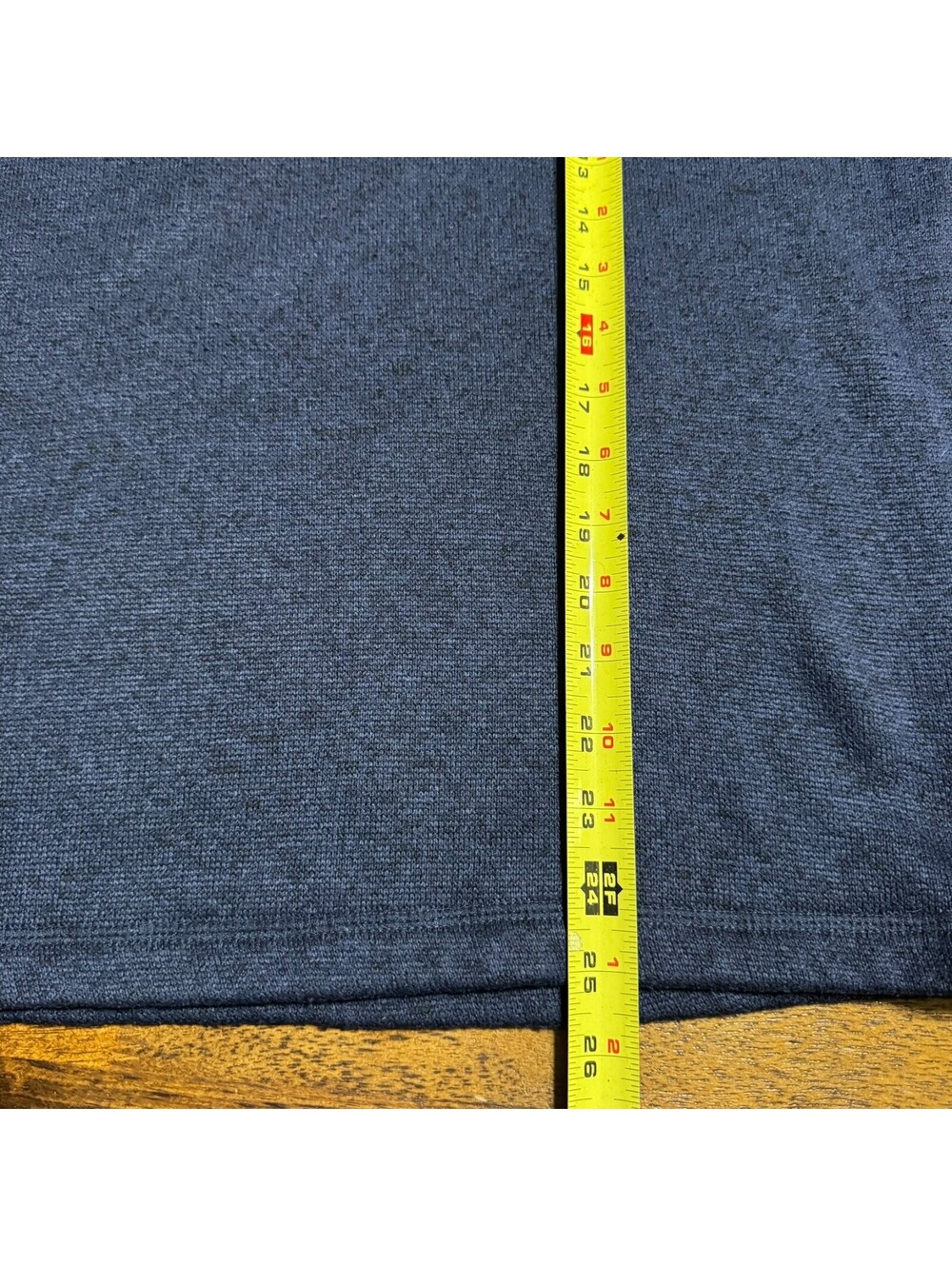 Realtree 1/4 Zip Fleece Pullover Sweatshirt Blue Men’s XL Mock Neck Solid - Picture 5 of 8